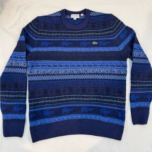 Lacoste Mens Christmas sweater